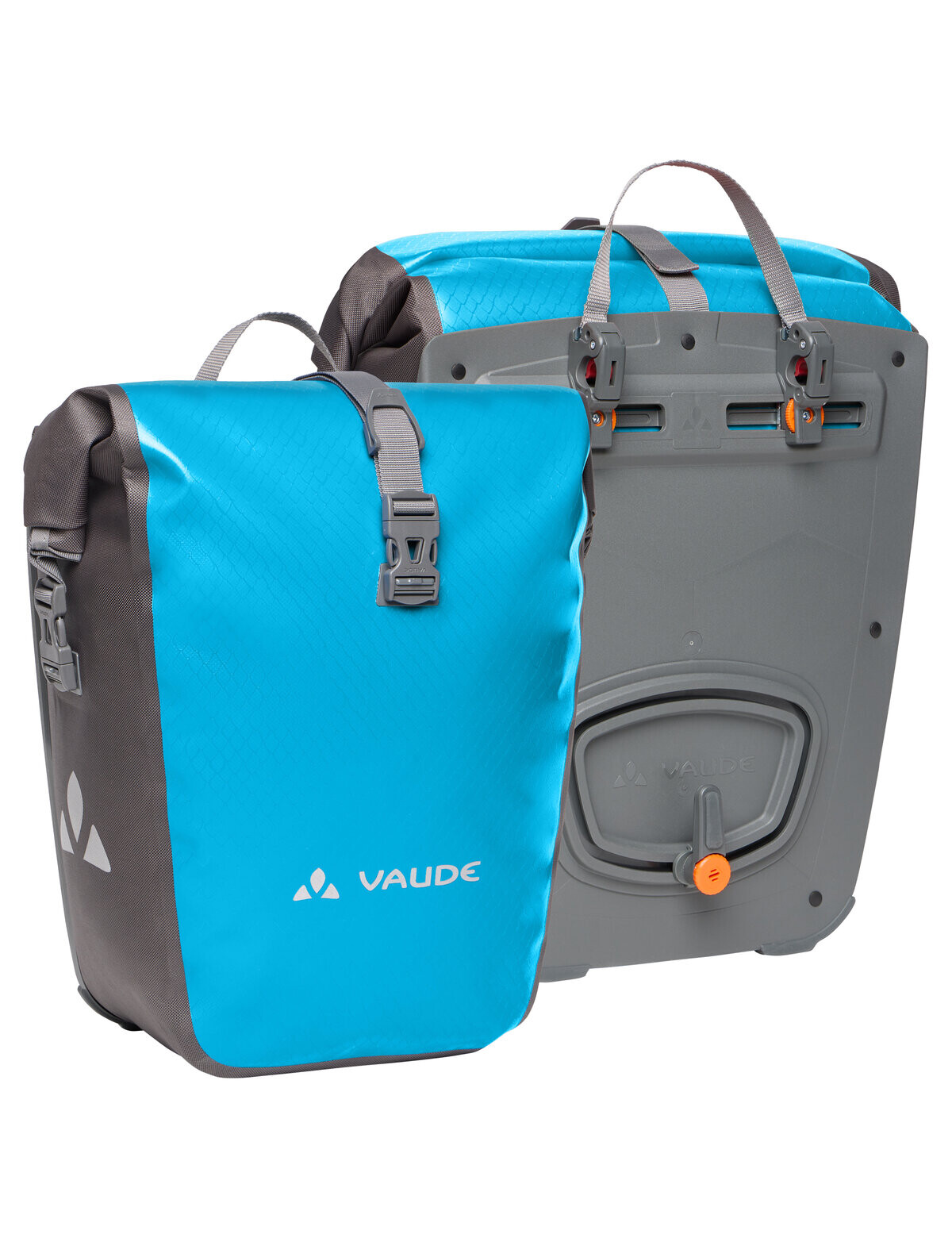 VAUDE Gepäckträgertaschen Set Aqua Front