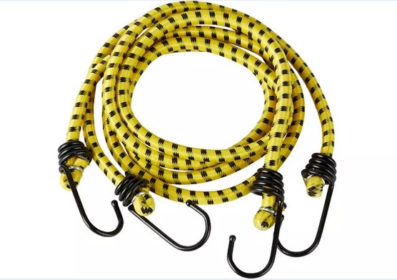 Gepäckgurt mit Haken 450 mm gelb