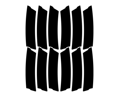 UNLEAZHED Felgen Reflektoren L03 schwarz